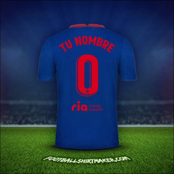 Camiseta Atletico Madrid 2020/21 Visita -  tu nombre - 0