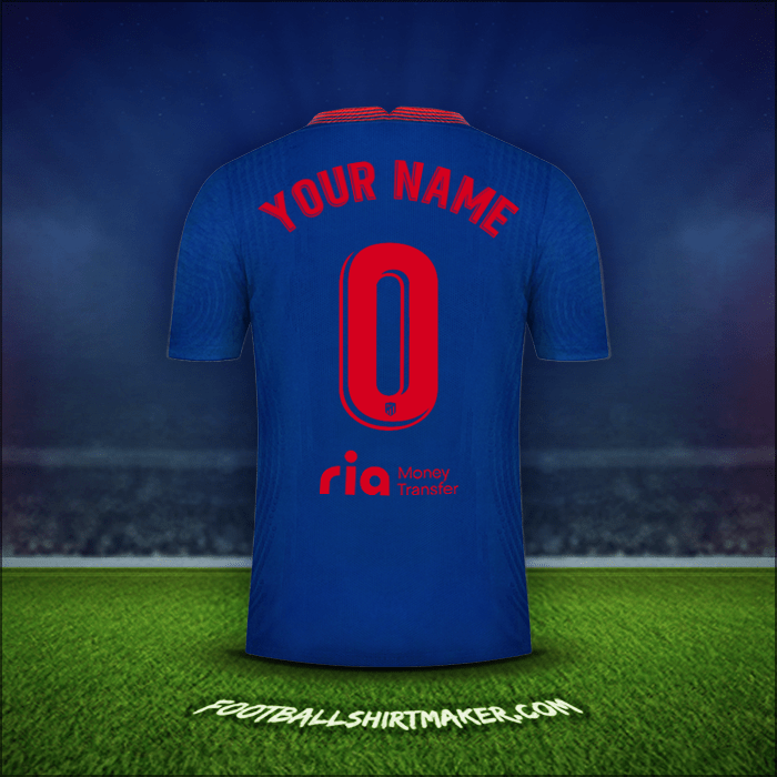 Jersey Atletico Madrid 2020/21 Away -  your name - 0