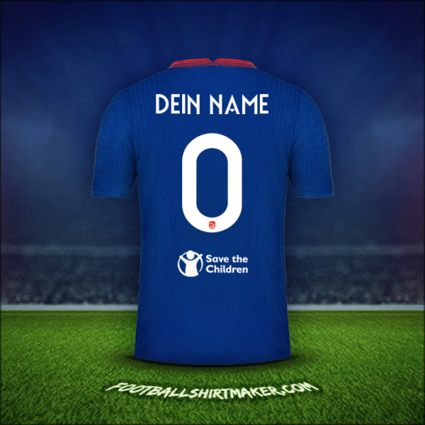 Trikot Atletico Madrid Cup 2020/21 Auswärts -  dein name - 0