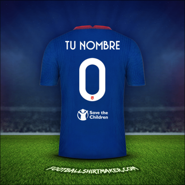 Camiseta Atletico Madrid Cup 2020/21 Visita -  tu nombre - 0