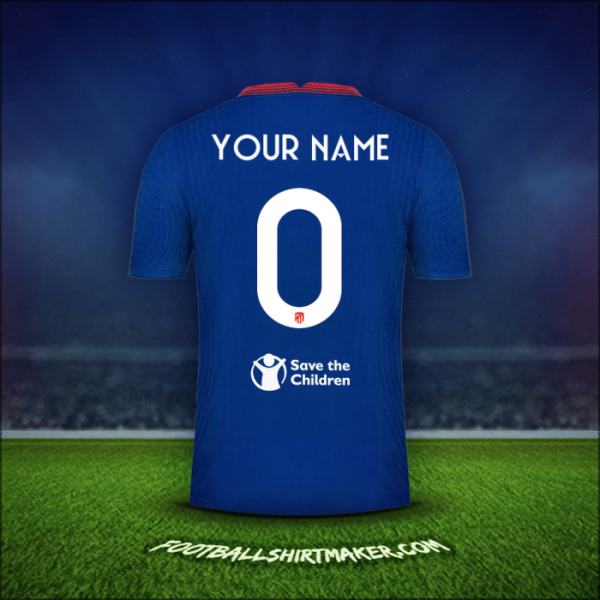 Jersey Atletico Madrid Cup 2020/21 Away -  your name - 0