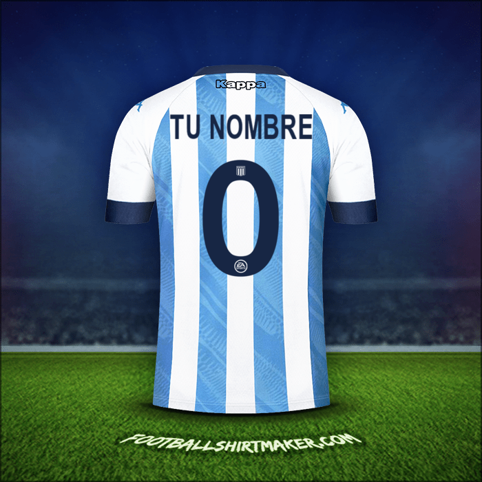 Camiseta Racing Club 2021 -  tu nombre - 0