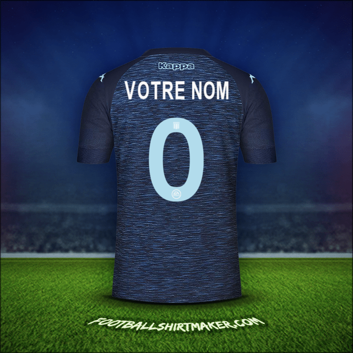 Maillot Racing Club 2021 Extérieur -  votre nom - 0