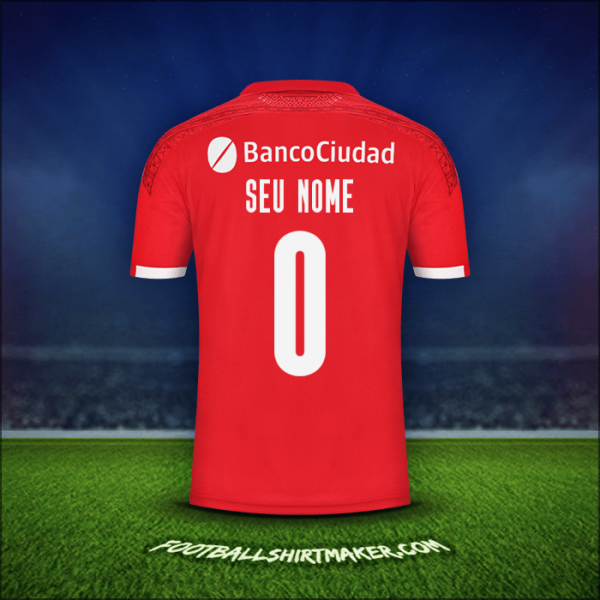 Camisa Independiente 2021 -  seu nome - 0