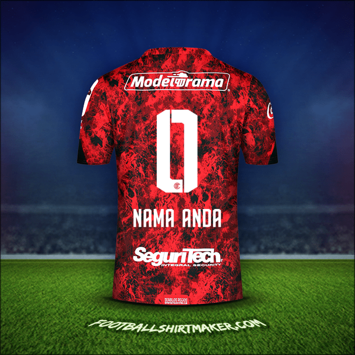 Jersey Toluca FC 2021 -  nama anda - 0