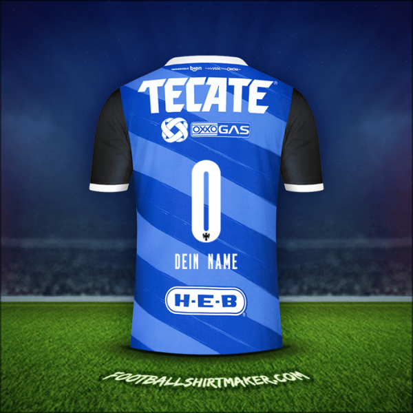 Trikot Monterrey 2020/21 Auswärts -  dein name - 0