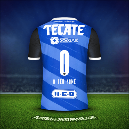 Camisola Monterrey 2020/21 Alternativa -  o teu nome - 0