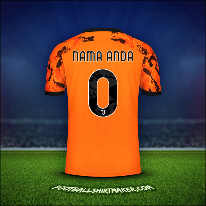 Jersey Juventus FC Cup 2020/21 Ketiga -  nama anda - 0