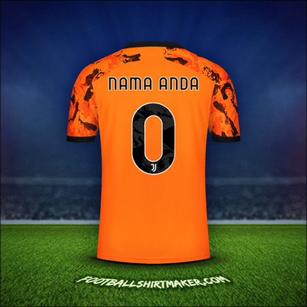Jersey Juventus FC Cup 2020/21 Ketiga -  nama anda - 0
