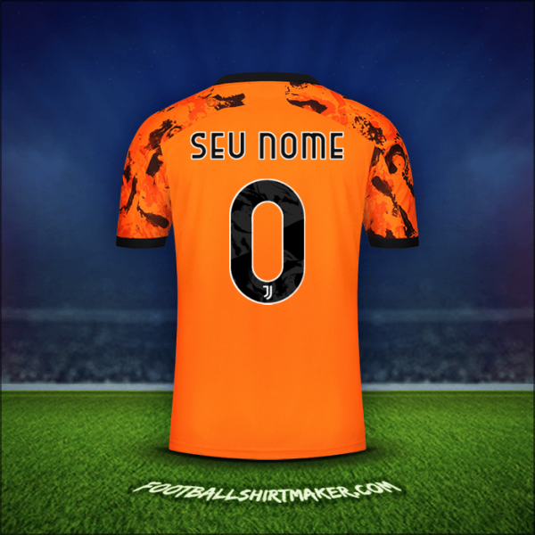 Camisa Juventus FC Cup 2020/21 Terceira -  seu nome - 0