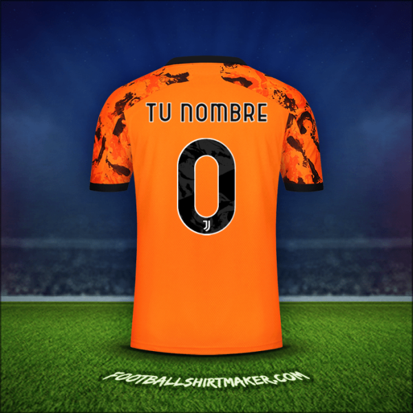 Jersey Juventus FC Cup 2020/21 Tercera -  tu nombre - 0
