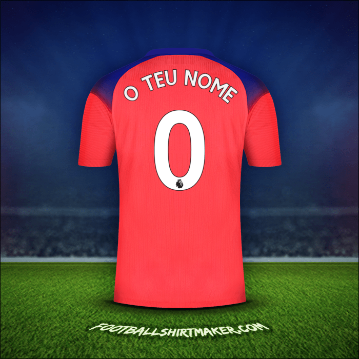 Camisola Chelsea 2020/21 Terceira -  o teu nome - 0