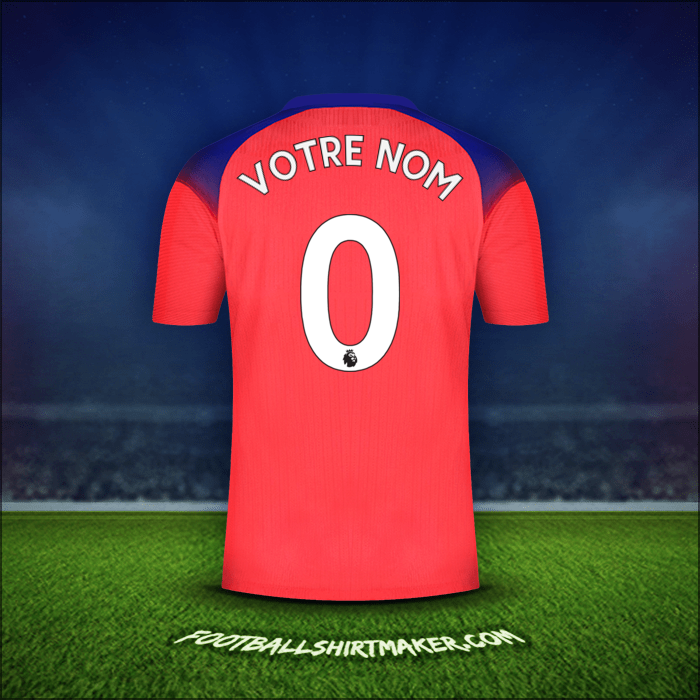 Maillot Chelsea 2020/21 Troisième -  votre nom - 0