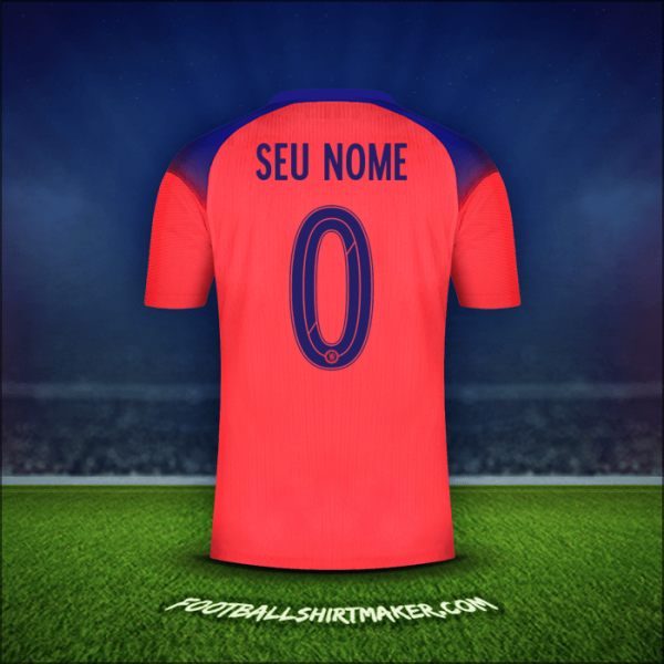 Camisa Chelsea Cup 2020/21 Terceira -  seu nome - 0