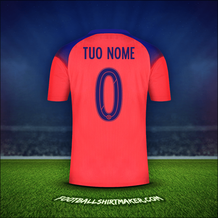Maglia Chelsea Cup 2020/21 Terza -  tuo nome - 0