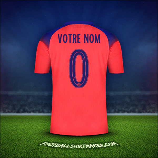 Maillot Chelsea Cup 2020/21 Troisième -  votre nom - 0