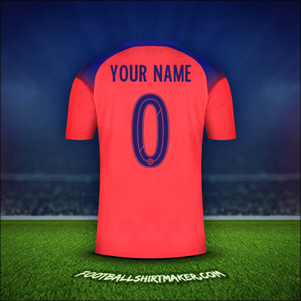 Jersey Chelsea Cup 2020/21 Third -  your name - 0
