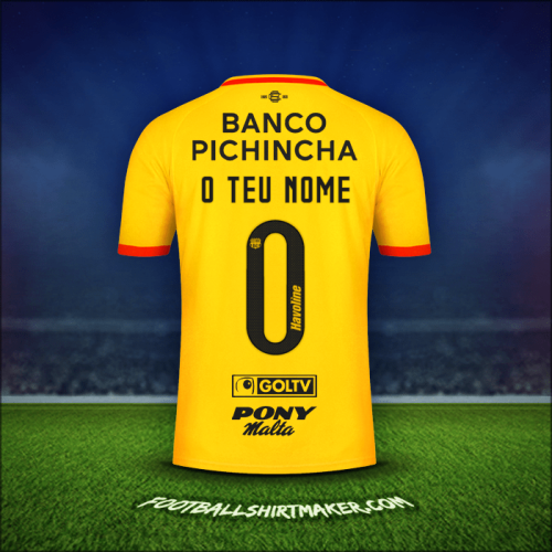Camisola Barcelona SC 2021 -  o teu nome - 0