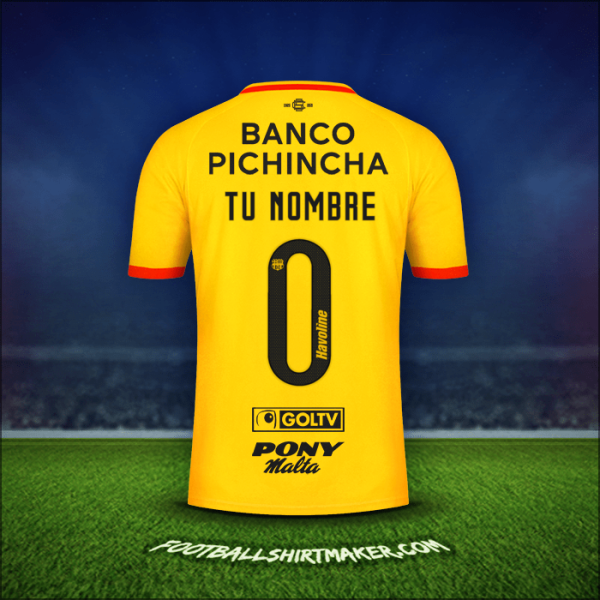 Camiseta Barcelona SC 2021 -  tu nombre - 0