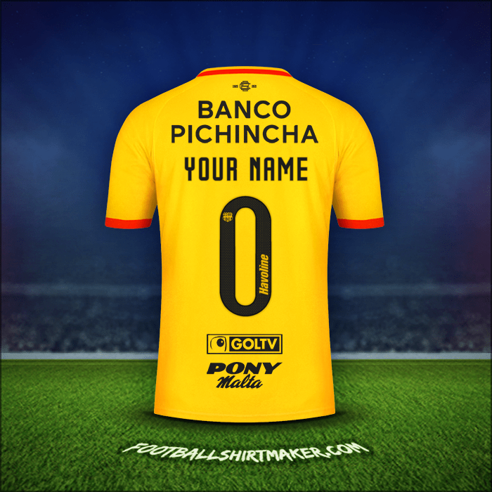 Jersey Barcelona SC 2021 -  your name - 0