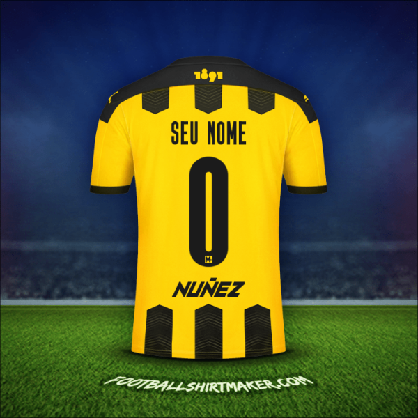 Camisa Peñarol 2021 -  seu nome - 0