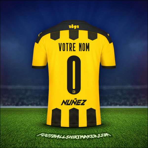 Maillot Peñarol 2021 -  votre nom - 0