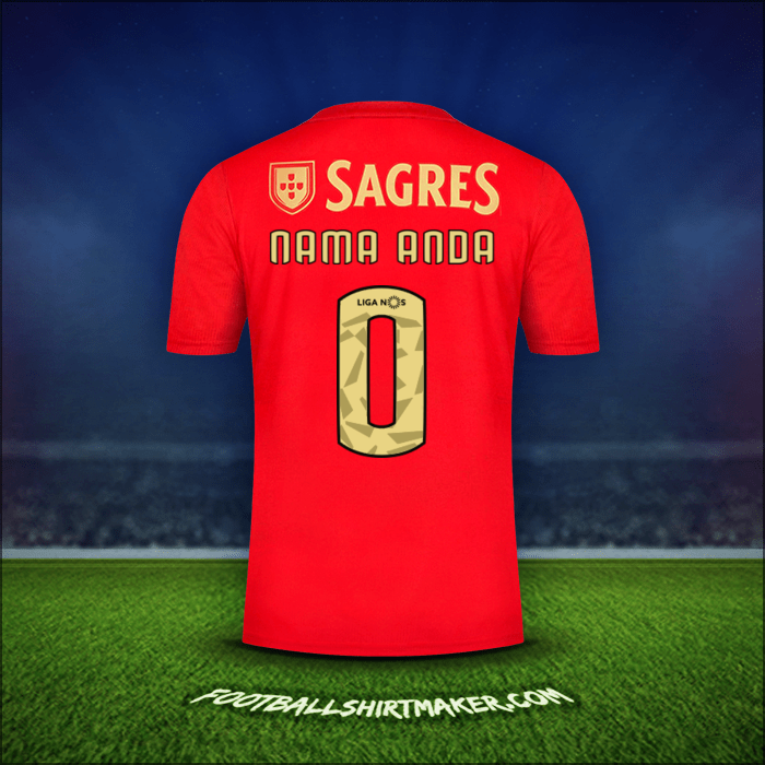 Jersey SL Benfica 2020/21 -  nama anda - 0