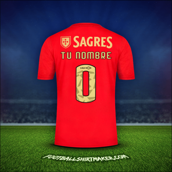 Camiseta SL Benfica 2020/21 -  tu nombre - 0