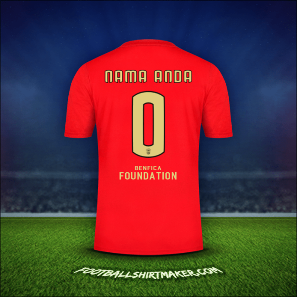Jersey SL Benfica Cup 2020/21 -  nama anda - 0
