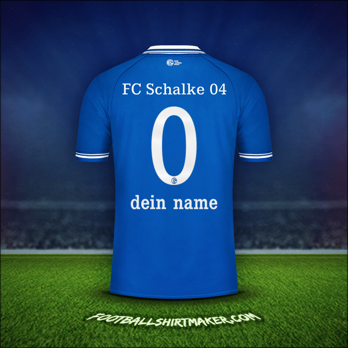 Trikot Schalke 04 2020/21 -  dein name - 0
