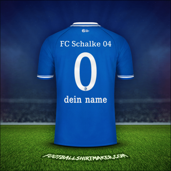 Trikot Schalke 04 2020/21 -  dein name - 0