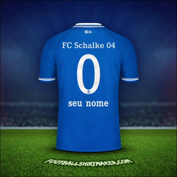 Camisa Schalke 04 2020/21 -  seu nome - 0