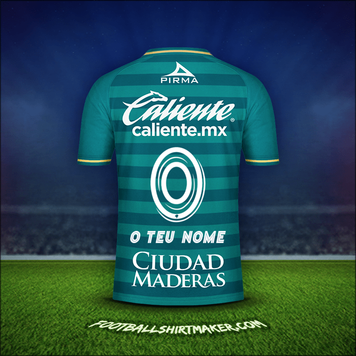 Camisola Club León 2020/21 -  o teu nome - 0