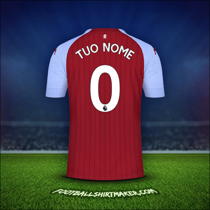 Maglia Aston Villa FC 2020/21 -  tuo nome - 0