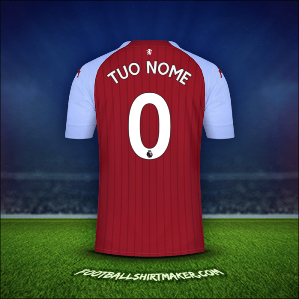 Maglia Aston Villa FC 2020/21 -  tuo nome - 0