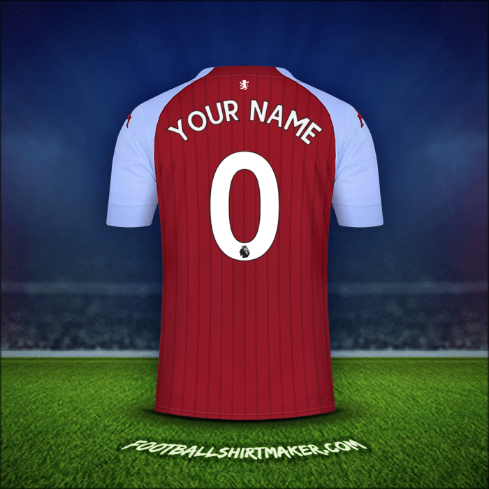 Shirt Aston Villa FC 2020/21 -  your name - 0
