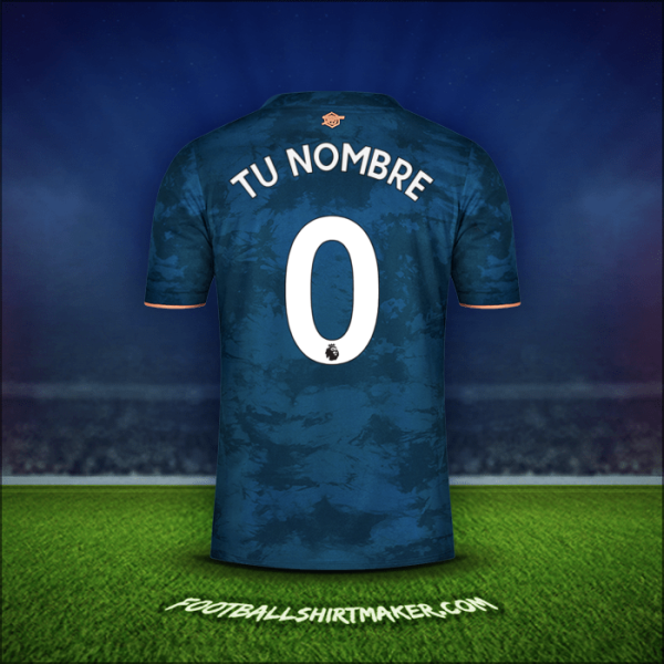 Jersey Arsenal 2020/21 Tercera -  tu nombre - 0