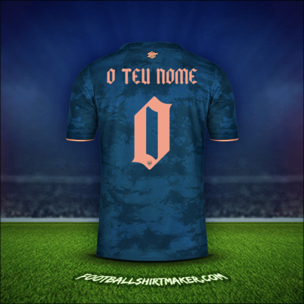 Camisola Arsenal Cup 2020/21 Terceira -  o teu nome - 0