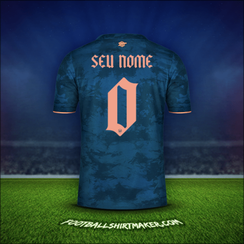 Camisa Arsenal Cup 2020/21 Terceira -  seu nome - 0