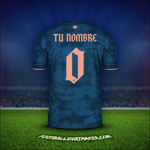 Jersey Arsenal Cup 2020/21 Tercera -  tu nombre - 0