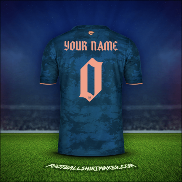 Jersey Arsenal Cup 2020/21 Third -  your name - 0