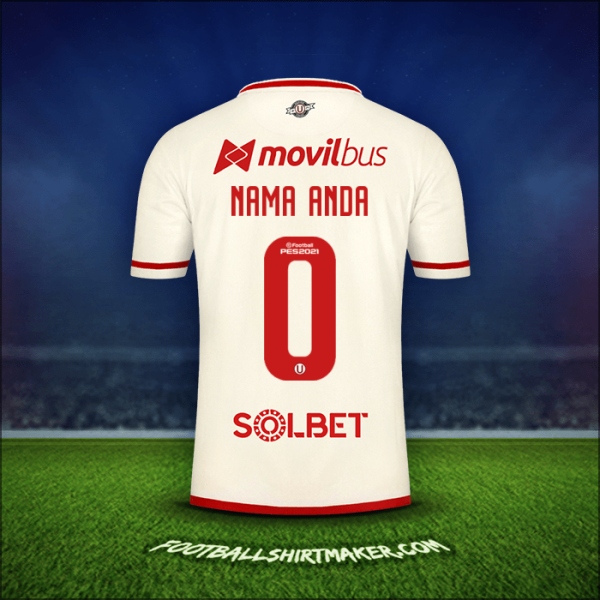 Jersey Universitario 2021 -  nama anda - 0