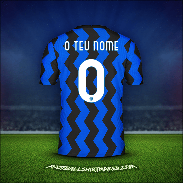 Camisola Inter Cup 2020/21 -  o teu nome - 0