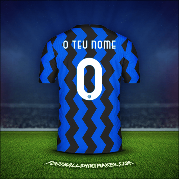 Camisola Inter Cup 2020/21 -  o teu nome - 0