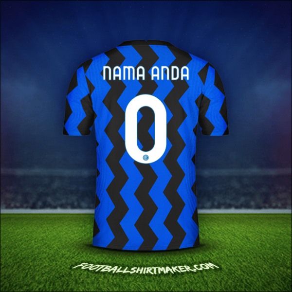 Jersey Inter Cup 2020/21 -  nama anda - 0