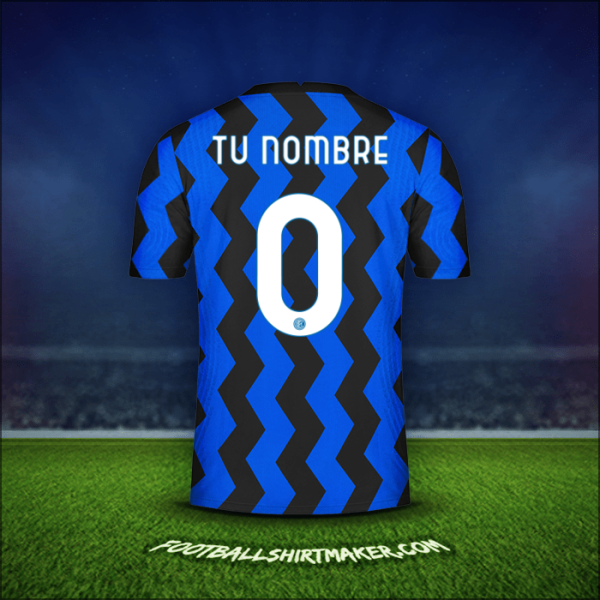 Camiseta Inter Cup 2020/21 -  tu nombre - 0