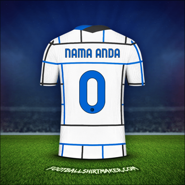Jersey Inter Cup 2020/21 Alternatif -  nama anda - 0