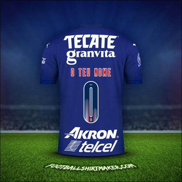 Camisola Guadalajara 2021 Terceira -  o teu nome - 0