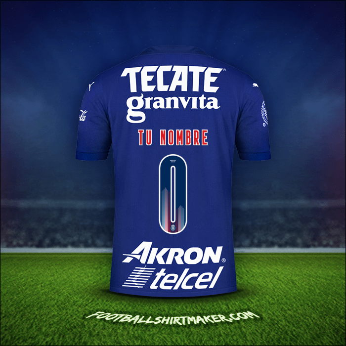 Jersey Guadalajara 2021 Tercera -  tu nombre - 0