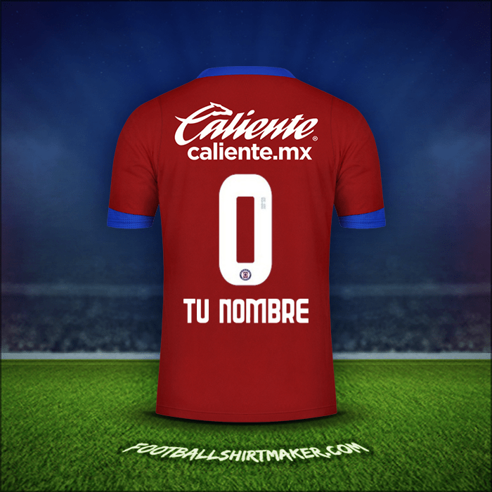 Jersey Cruz Azul 2020/21 Tercera -  tu nombre - 0